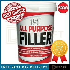 ALL PURPOSE FILLER WHITE SMOOTH READY MIXED INTERIOR EXTERIOR USE WALL 600G NEW