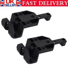 2Pcs Black Sliding Table Rail