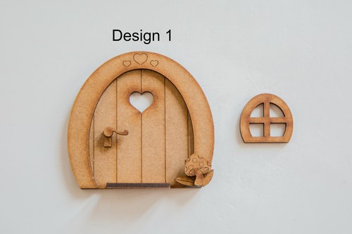 Mdf mini fairy door kit - mini,