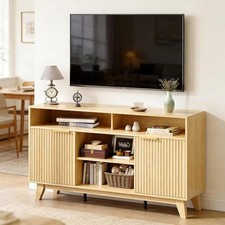 70" TV Stand Cabinet Storage