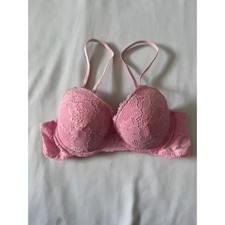 M&S Candy Pink Lace Bra