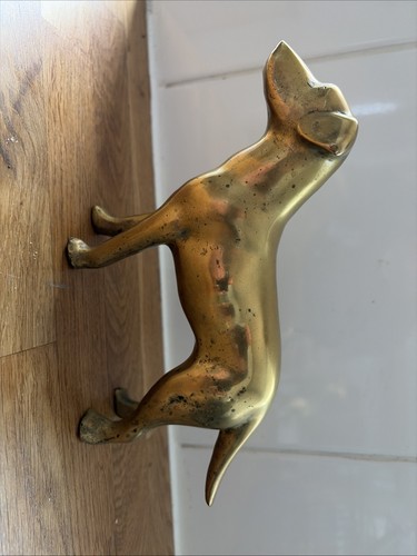 Brass dog labrador vintage - brass,