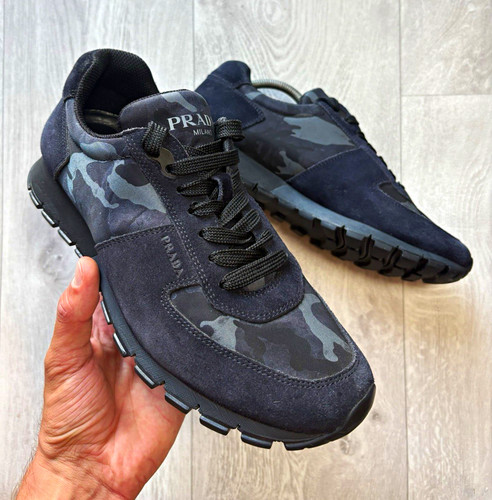 Prada milano camo suede - prada, low