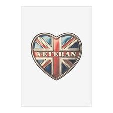 'Union Jack Veteran Heart'