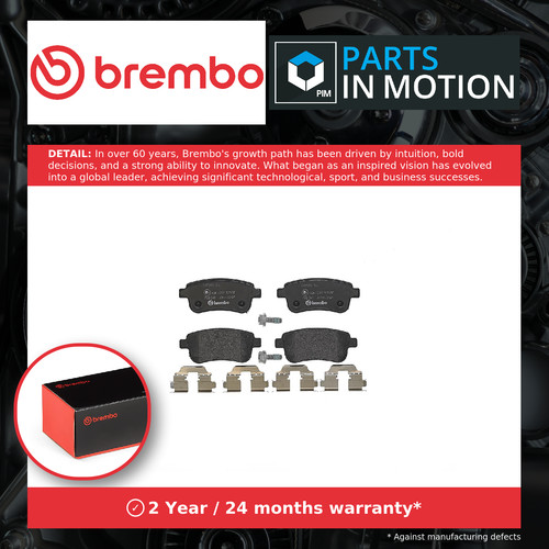 Brake pads set rear - brake,