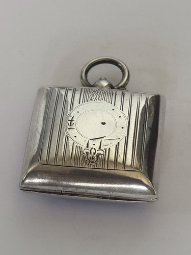 Antique george silver - v, square