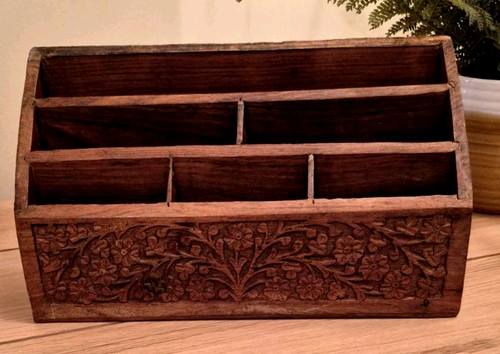 Hand carved wooden letter - hand,