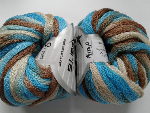 2x50g textured frilly ruffle - 2x50g, frilly/ruffle