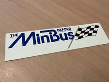 1980’S OXFORD  MINIBUS ORIGINAL DECAL STICKER UNUSED AS SHOWN