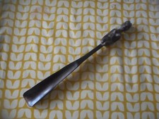 African tribal art shoe horn, 15" long