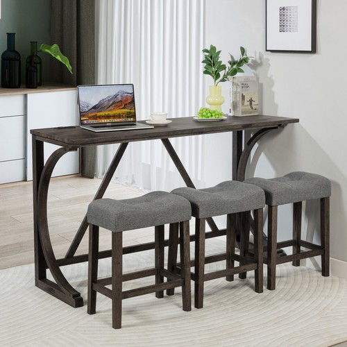 Piece bar table set counter - table,