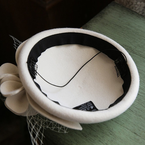 Women french wool fascinator - women,