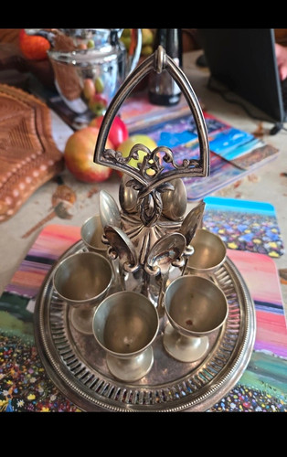 Antique silver plated - plated, metal