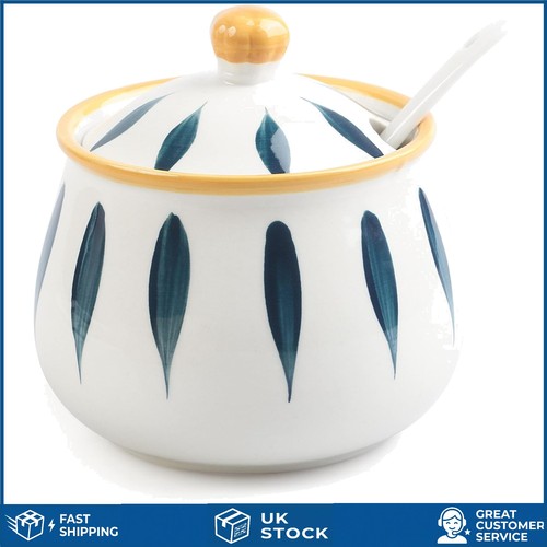 Elegant porcelain sugar bowl - porcelain,