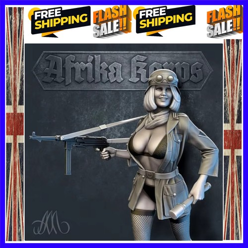 Africa korps girl soldier 24 - girl,