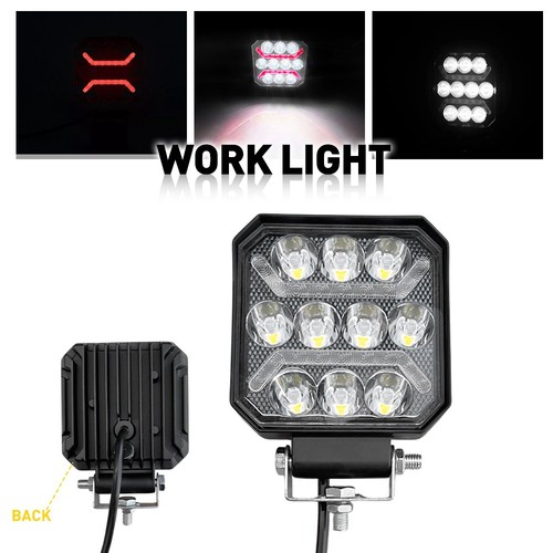 4inch red white led work - red+white, light