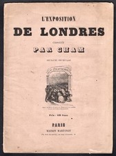 1862 London International Exhibition Caricatures & Cartoons Sketched by Cham