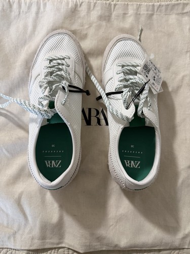 Zara white mesh platform - zara,