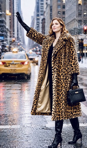 Dennis basso leopard faux fur - leopard,