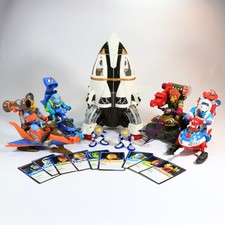 ELC Planet Protectors Rocket Ship Playset Job Lot Figures Vehicles Cards