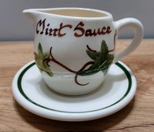 EXCELLENT PHILIP LAURESTON MINT SAUCE JUG AND SAUCER......LOVELY DESIGN