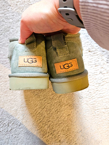 Ugg classic mini green suede - ugg,