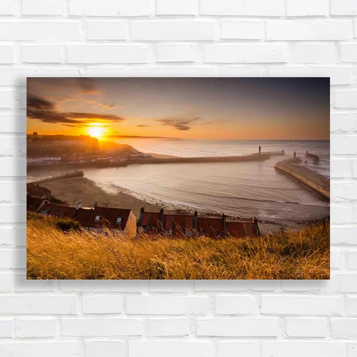 Spectacular sunset whitby - at,