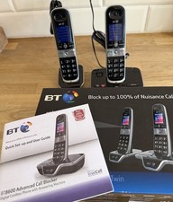 BT8600 Advanced Call Blocker Twin Digital Cordless DECT Phone Answer Machine