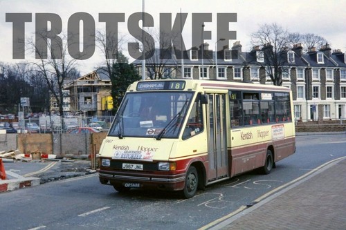 35mm slide kentish bus - bus, optare