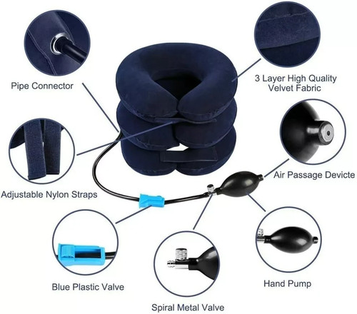 Inflatable neck traction - inflatable,