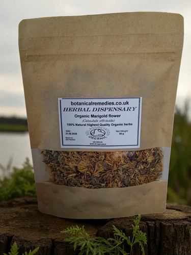 Organic marigold flowers - organic,