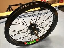 nos prolite stealth sun black label bmx rear wheel flip flop 36h mid school