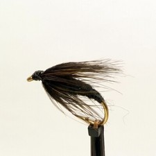 3 x BLACK SPIDER WET TROUT FLY