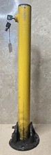630 x 60 Drop Down  Yellow  Parking  Post  With  Keys  