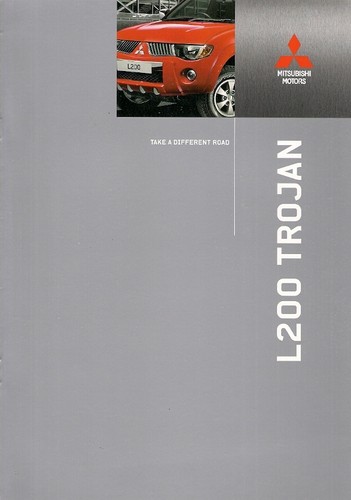 Mitsubishi l200 trojan - trojan, double