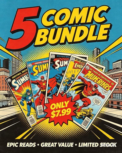 Comic book mystery - mystery, bundle
