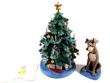 WDCC Lady And The Tramp At Home For Christmas Boxed with COA Walt Disney Figure