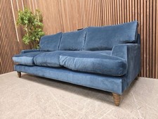 Sofa.com Isla 4 Seater Sofa In Scuba Smart Velvet (Breaks Down) RRP:£3190