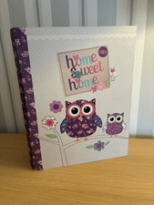 Faux Book  Home Sweet Home Owl