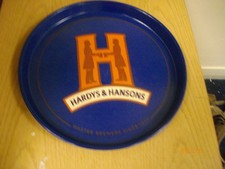HARDYS & HANSONS , BAR BEER DRINKS TRAY. VERY NICE CONDITION