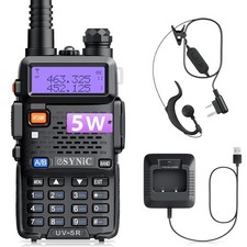 Handheld Police Radio Scanner Fire Transceiver Portable Antenna Walkie Talkie UK