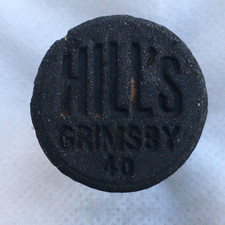 Hill's Grimsby old antique vintage soda ginger beer bottle top screw stopper