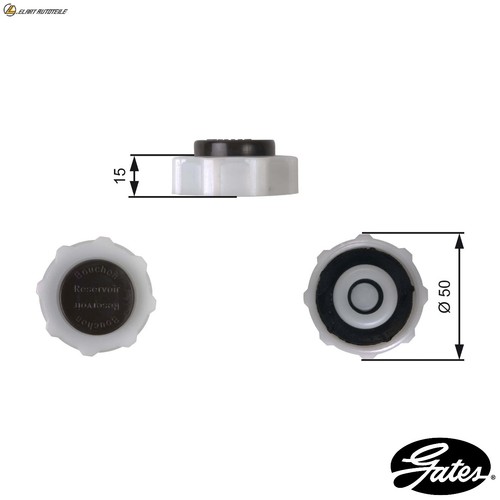 Locking lid coolant - locking, reservoir