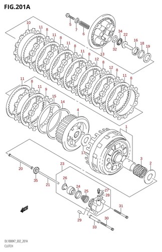 Suzuki genuine clutch spring - genuine,