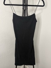 Zara Black Strappy Bodycon