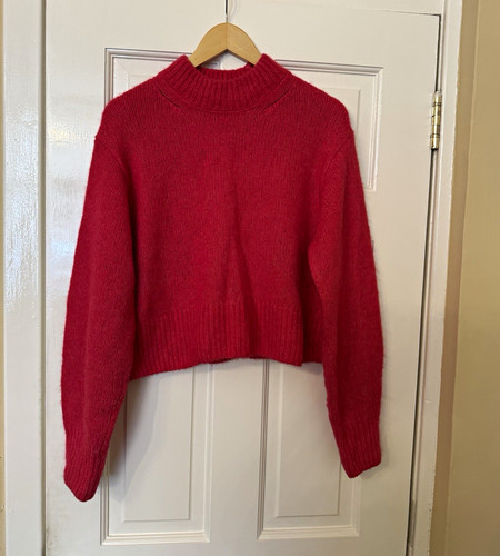 Cos women red knit alpaca - women’s,