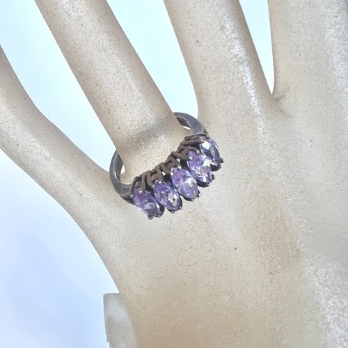 Sterling silver violet - silver,