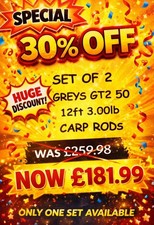 Greys GT2 50 12ft 3.00lb Set