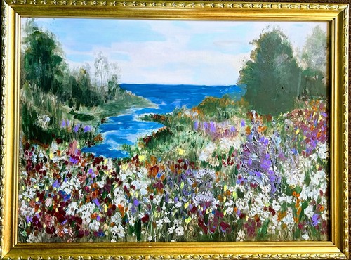 Large impressionist painting - impressionist,