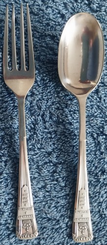Teaspoon and fork george - george, vi